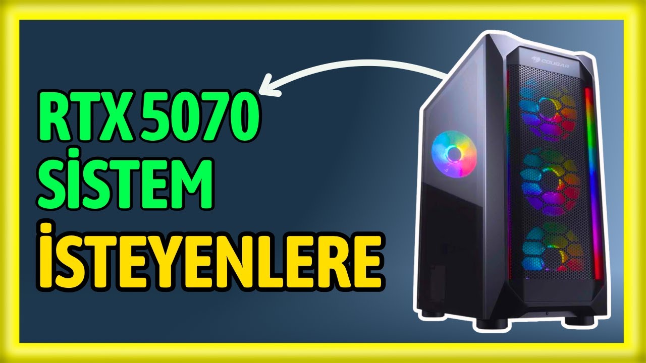 BU SİSTEM KA&Ccedil;MAZ! Fiyat Performans RTX 5070 OEM Hazır Sistem İncelemesi