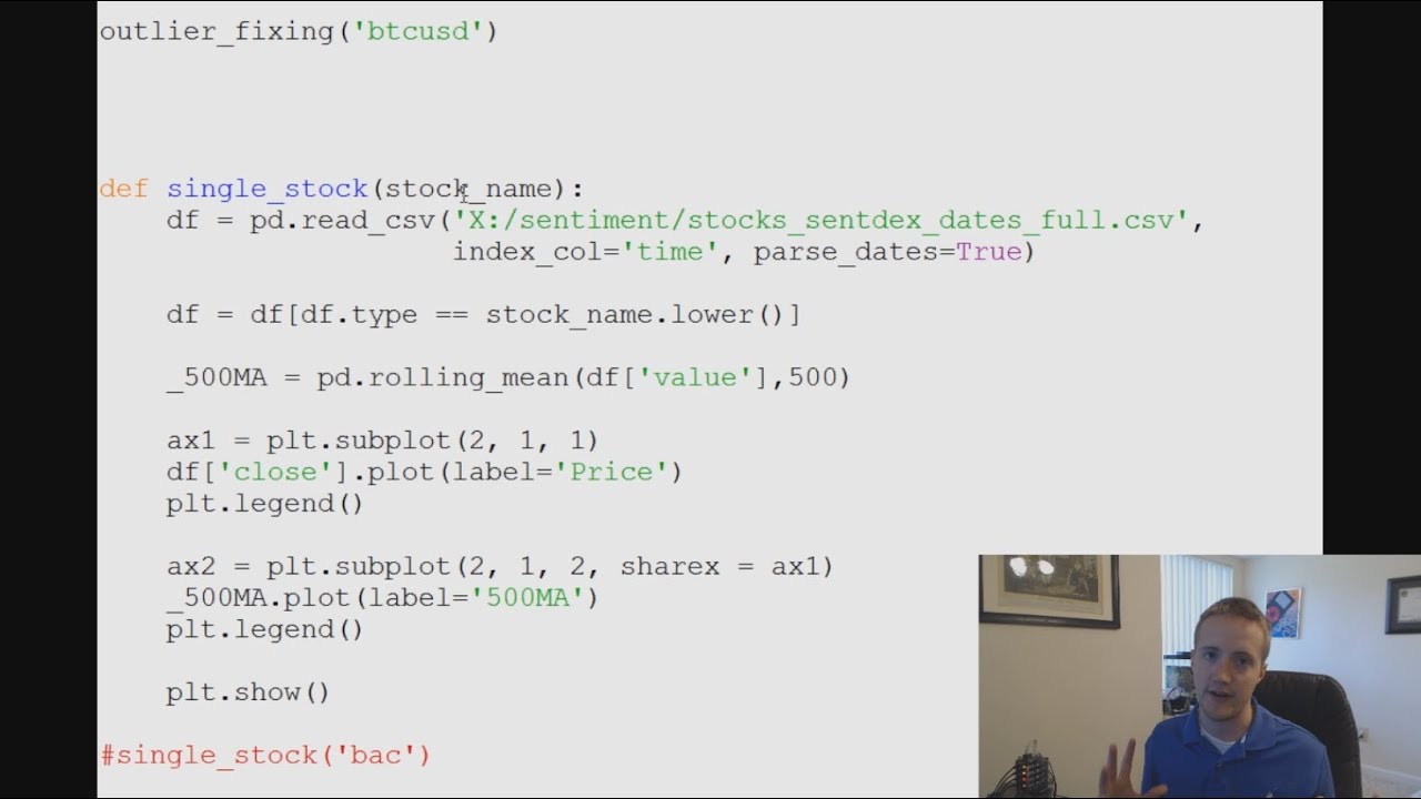 Python and Pandas for Sentiment Analysis and Investing 6 - Basics for a Strategy