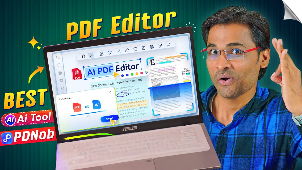 Best Free PDF Editor 2026📝 | How to Edit PDF File | Tenorshare PDNob with AI Tools, OCR, Editing