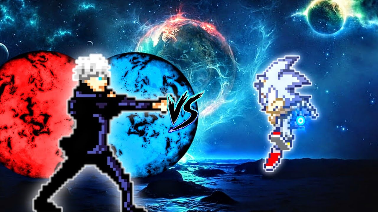 Gojo Six Eyes OP VS Sonic Chaos OP (all form) #Mugen #SOLOLEGION