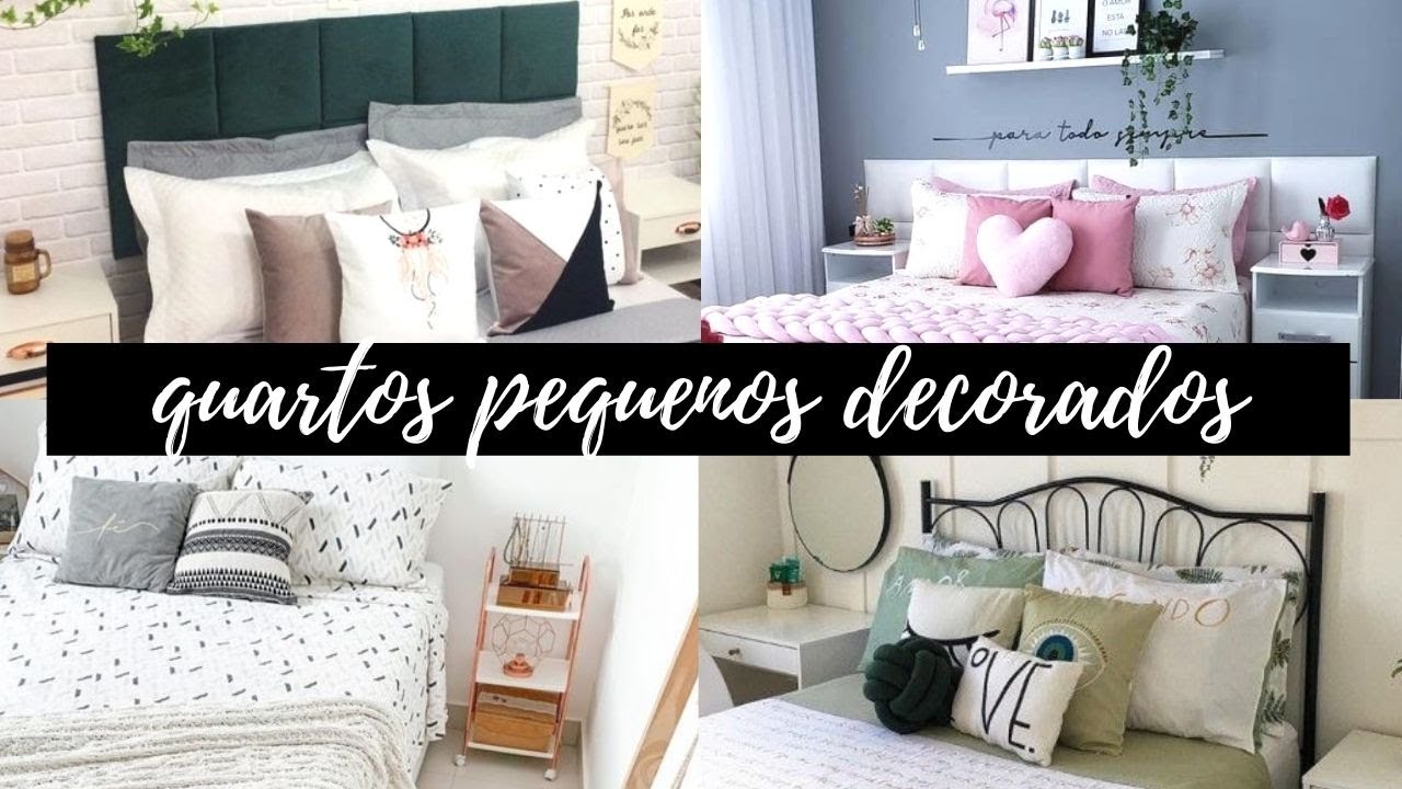 20 ideias para quartos decorados simples e pequenos