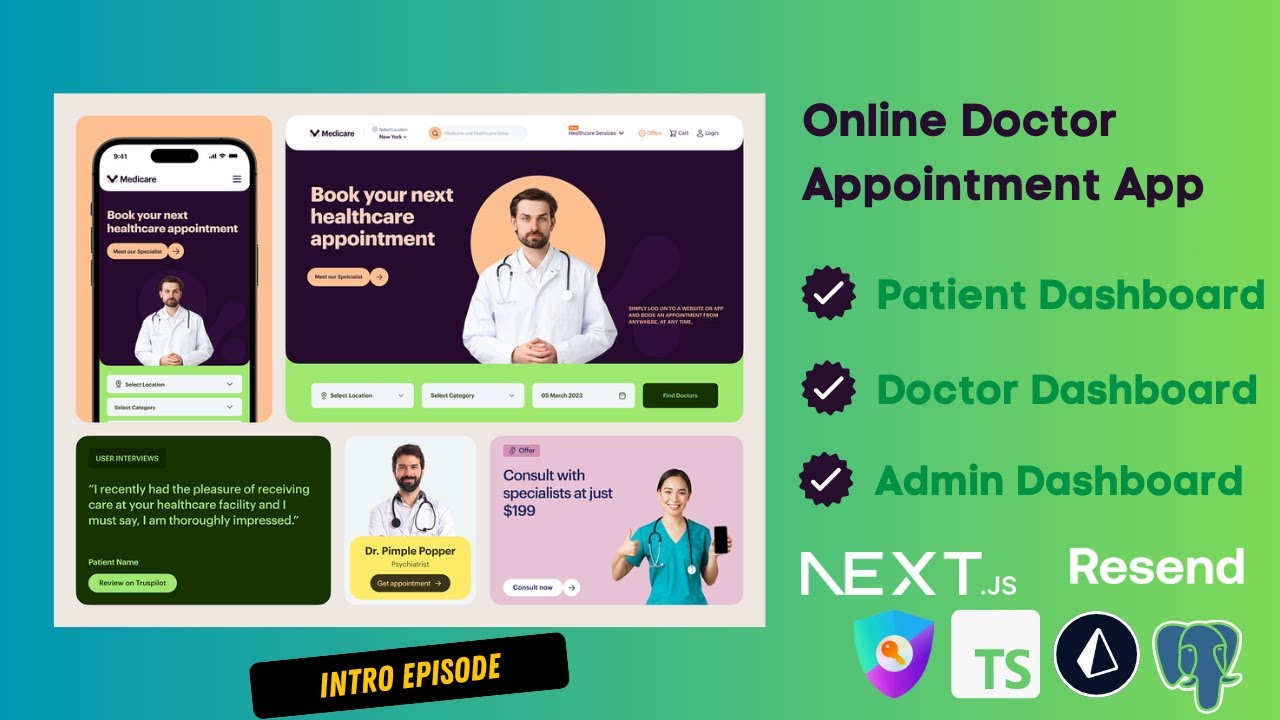 Building an Online Doctor Appointment Platform with Next.js and TypeScript