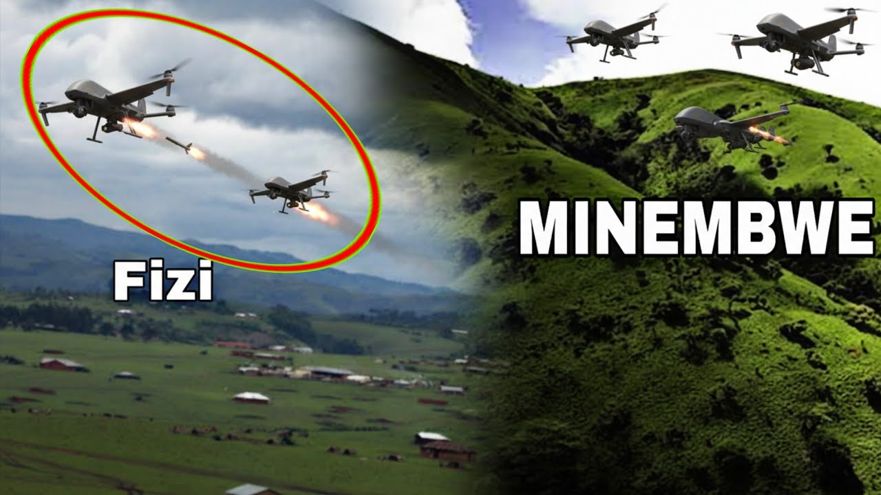 IKI GITONDO LE17/2/DRONE ZA FDNB/FARDC ZIGABYE IBITERO BIKOMEYE KURI  MAA MURI FIZI| BUKAVU UBUSAHUZ