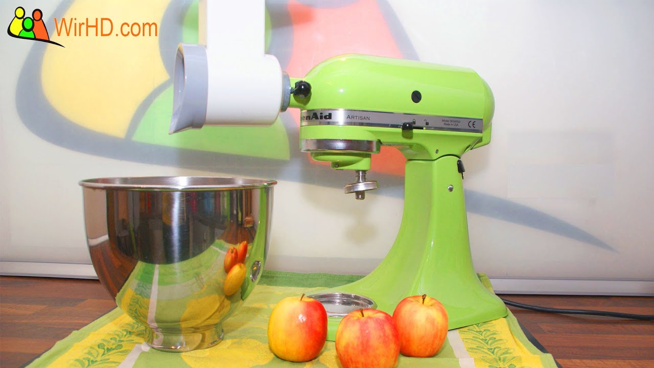 Kitchenaid Gemüseschneider + Zusatztrommel Set für die KitchenAid Artisan Küchenmaschine