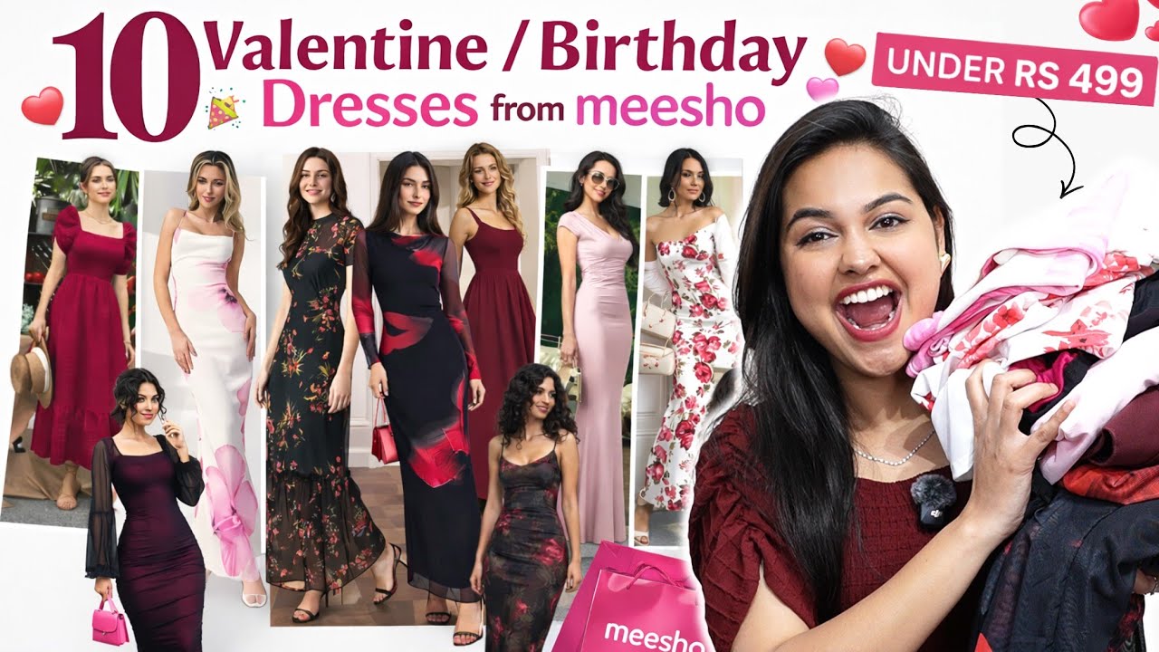 &ldquo;10 Pinterest Inspired Bodycon Dresses for Valentine&rsquo;s day💃 Under ₹499😍  &rdquo;Meesho Bodycon Dress Haul💕