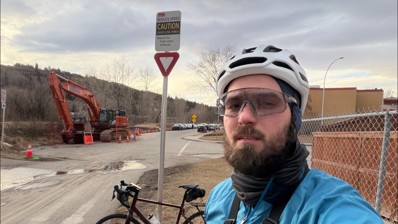 Can I ride this 50KM route in Calgary without making a SINGLE STOP? (spoiler: almost, less than 5)