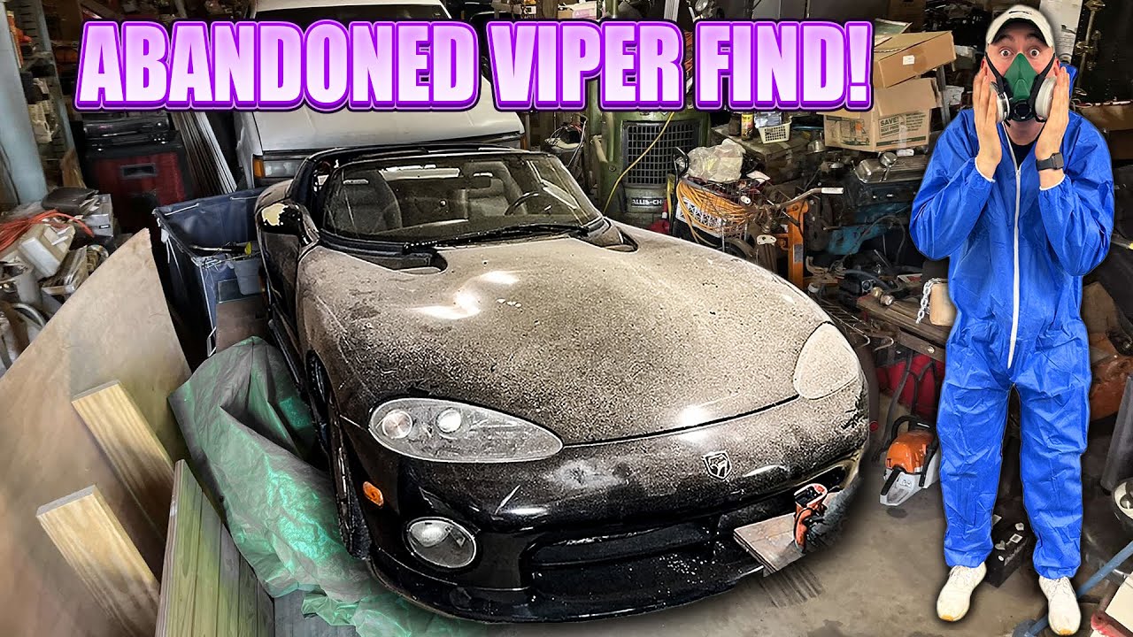 ABANDONED BARN FIND Dodge Viper Disaster! Car Detailing Restoration