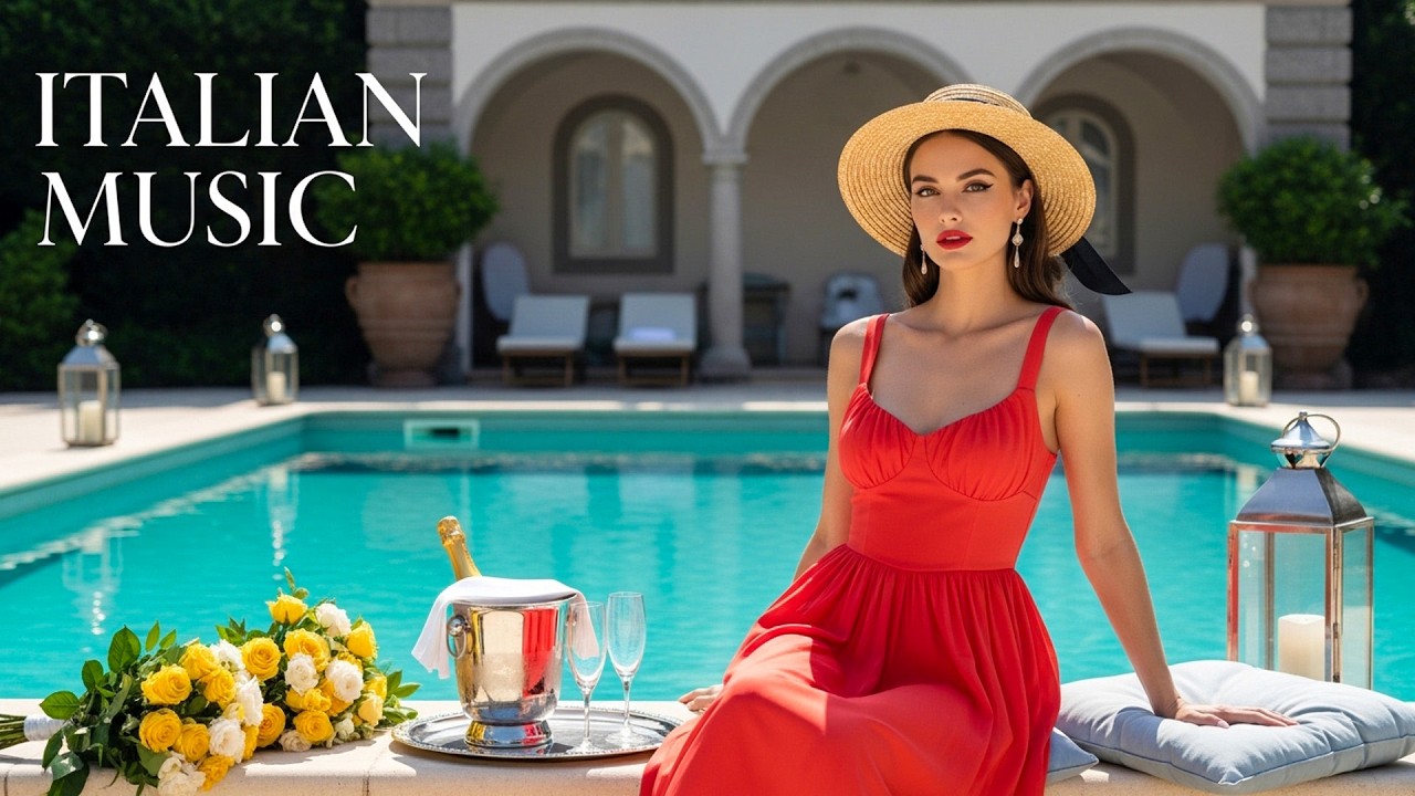 🎶 Italian Vibes & Mediterranean Dreams Music 🎶 2+ Hours Relaxing Amalfi Coast & Lake Como Scenery