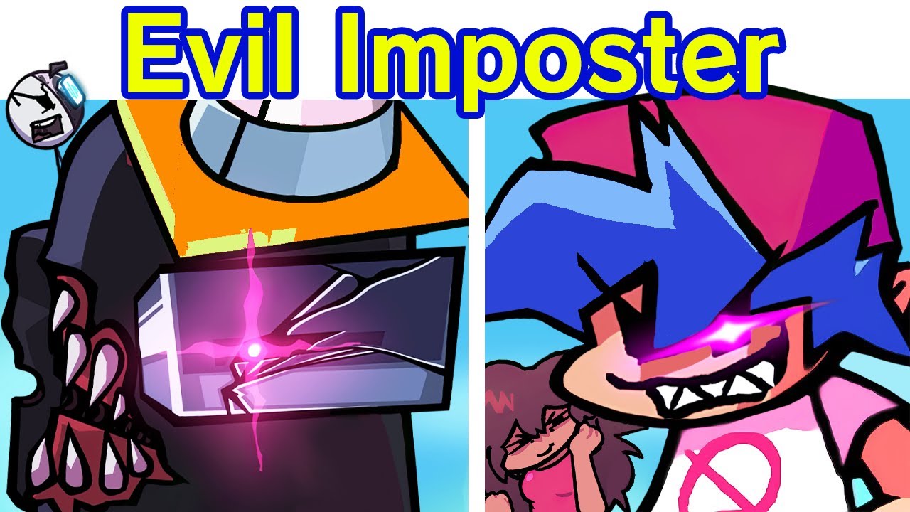 VS Imposter but everything is opposite | Evil Impostor V1 (FNF Mod) (Among Us)