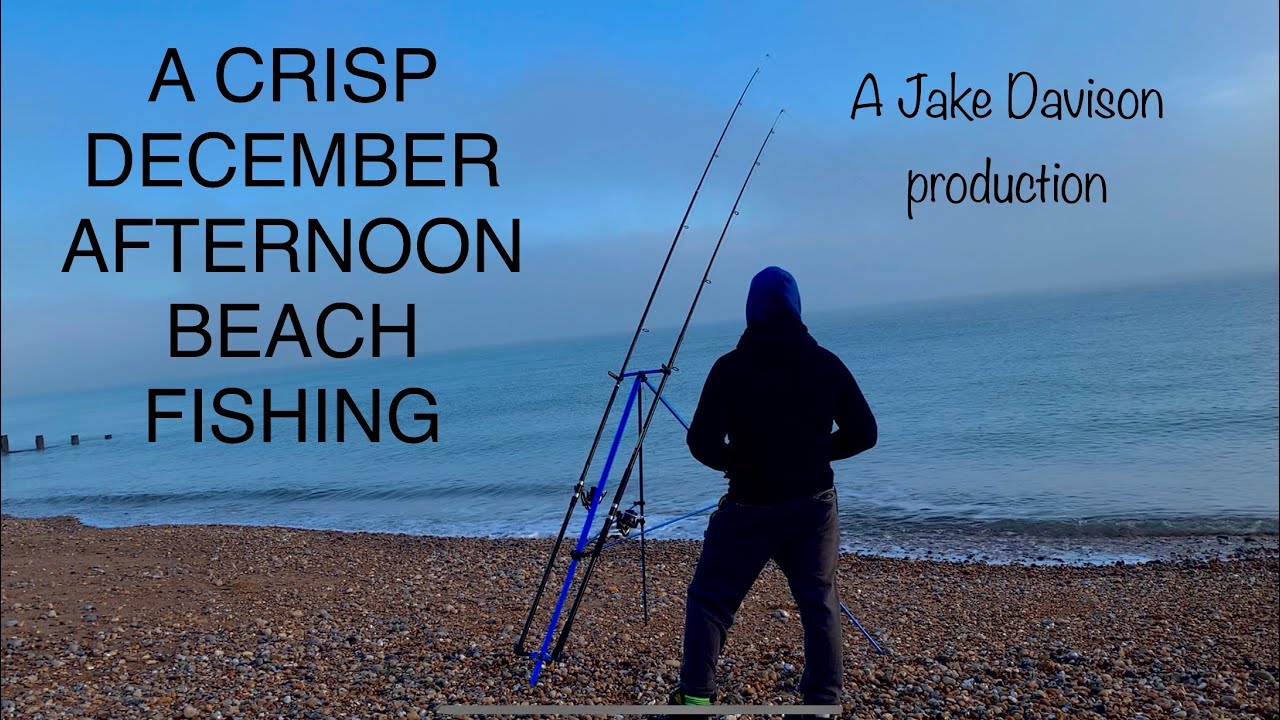 A CRISP DECEMBER AFTERNOON BEACH FISHING LANGNEY POINT