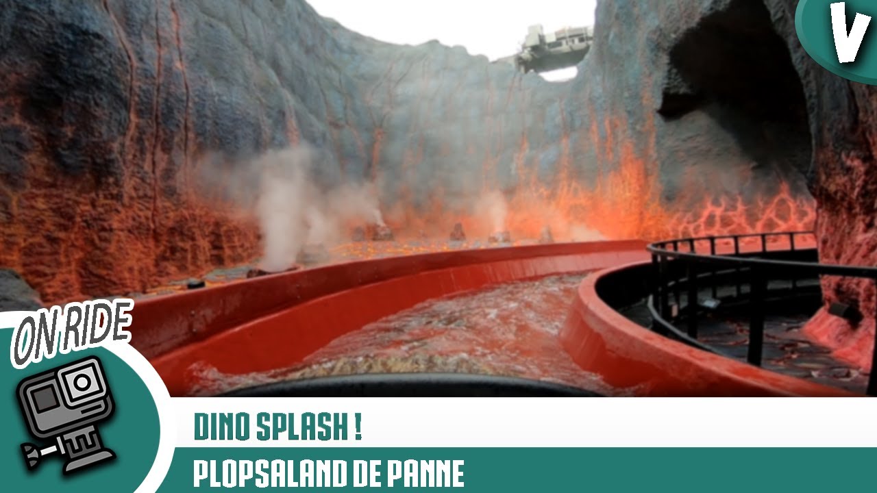 DINO SPLASH - PLOPSALAND DE PANNE (OnRide)