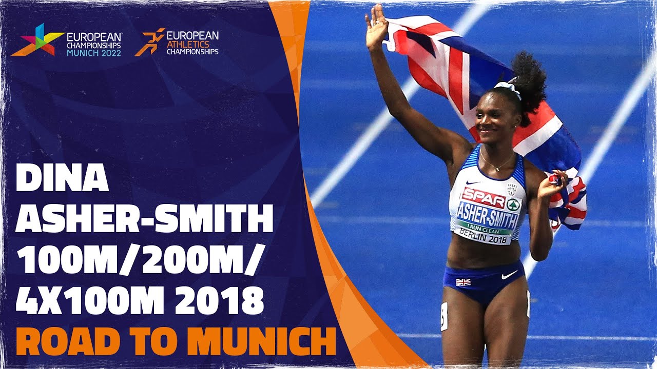 Dina Asher-Smith Completes Amazing Hat-trick | Berlin 2018 | Road To Munich 2022