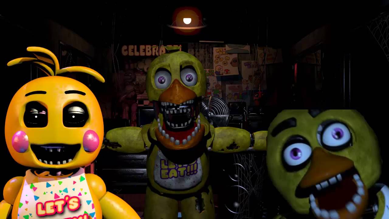 todas las voces de los animatronicos de FNAF parte 3