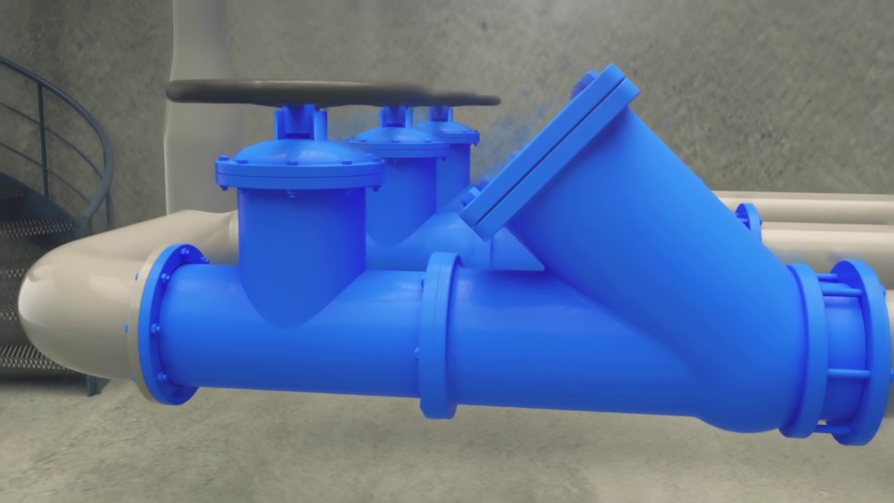 FILM DE SYNTHESE - SIBA - Station de Pompage de Biganos