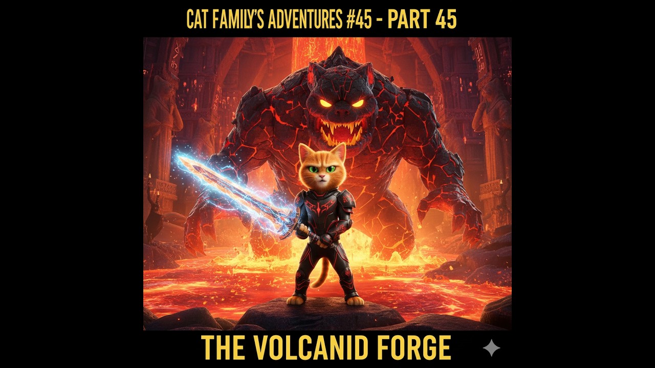 cat-family-Part45-The-Volcanic-Forge