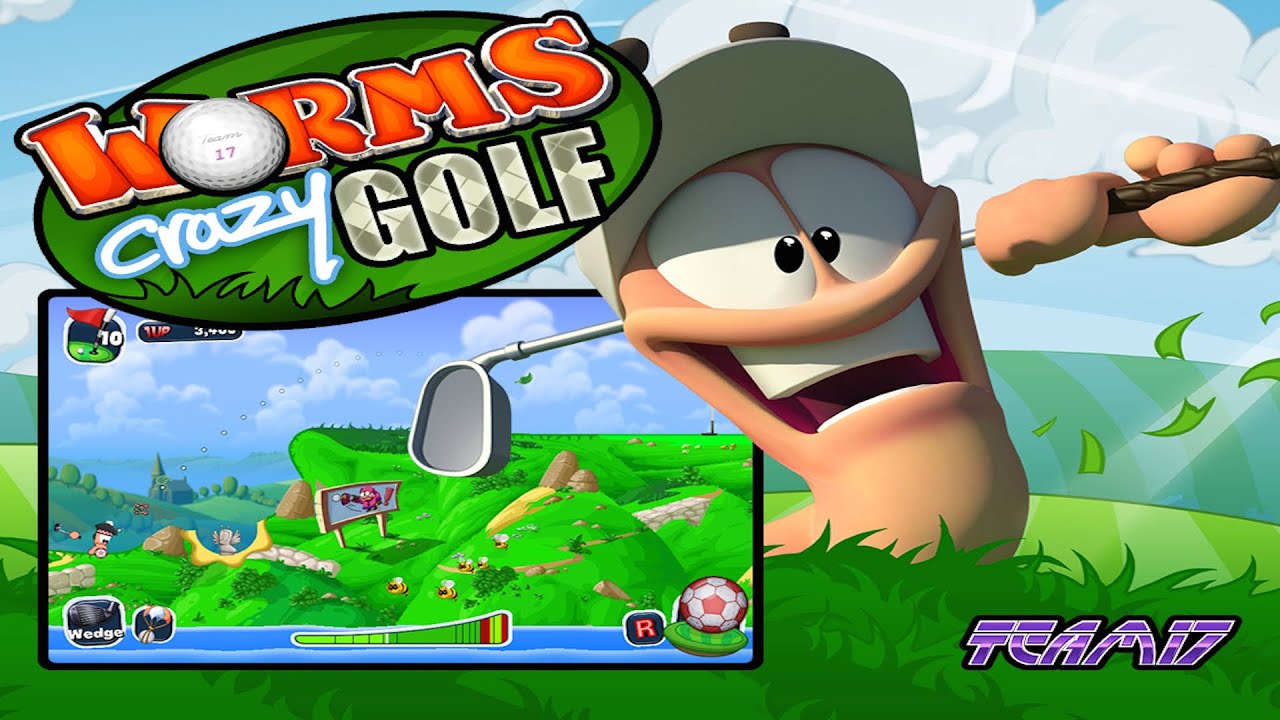 Worms Crazy Golf - By Team17 Software Ltd -Compatible with iPhone, iPad, and iPod touch.
