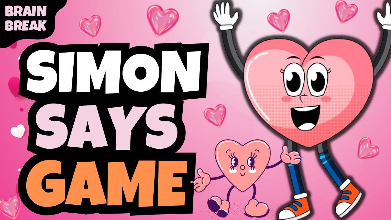 Valentine’s Day Game | Brain Break | Simon Says | Danny Go Noodle Inspired