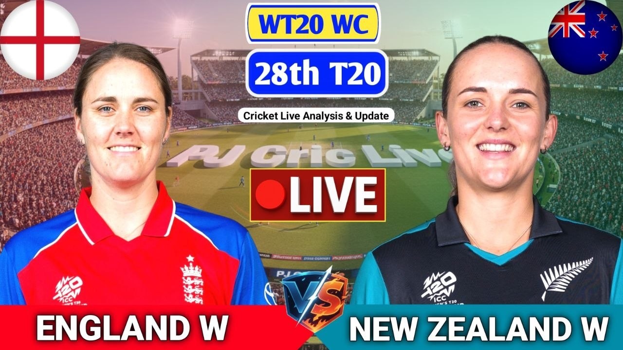 England Women Vs New Zealand Women 28th T20 Match | Live Score Analysis & Discussion | ENGW vs NZW