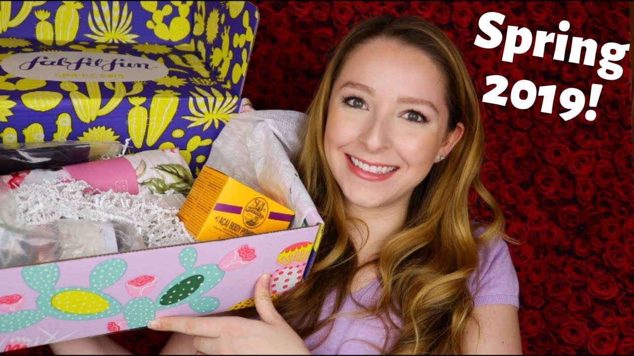 FabFitFun Box Spring 2019 Unboxing