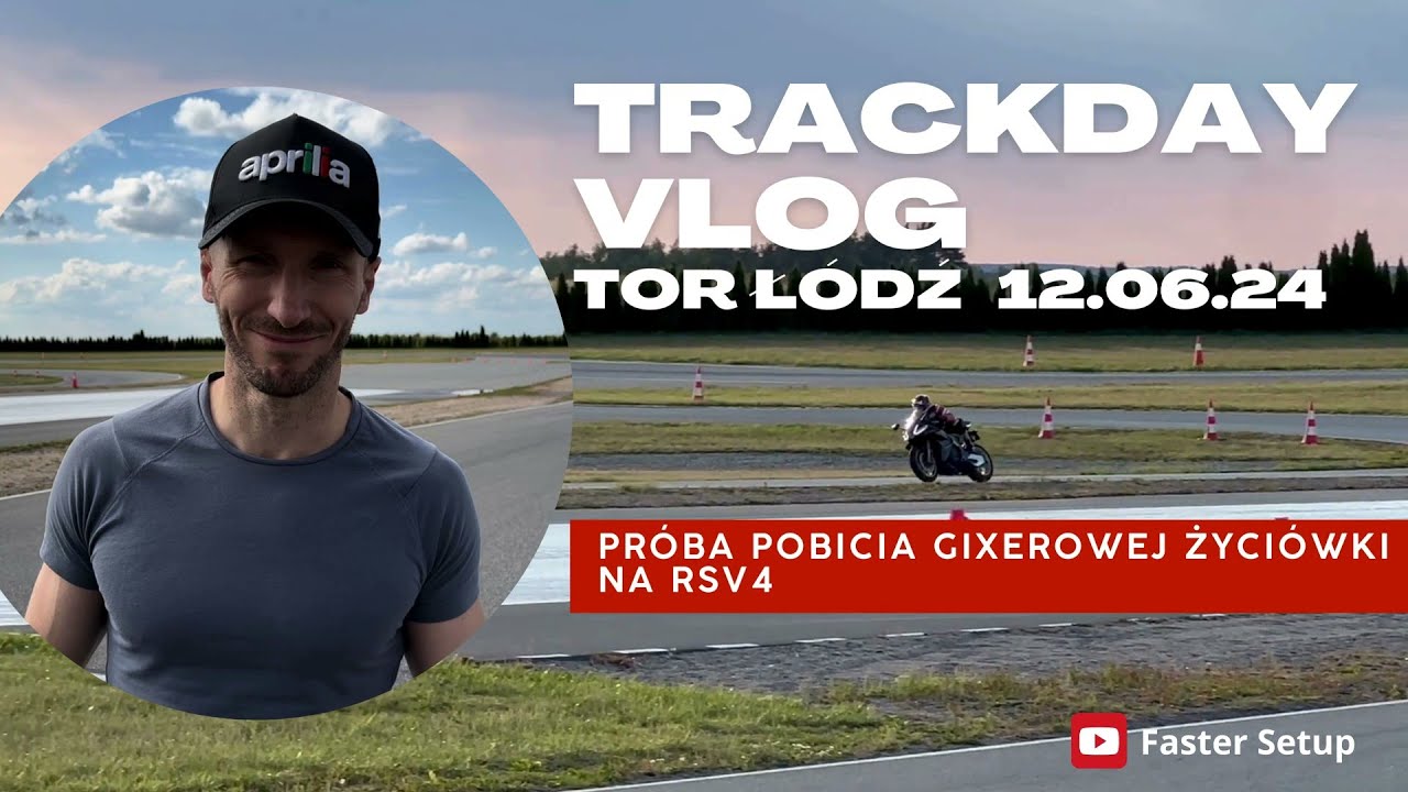 Zabrałem RSV4 na TOR ŁÓDŹ aby zrobić drugą życiówkę w ciągu tygodnia!