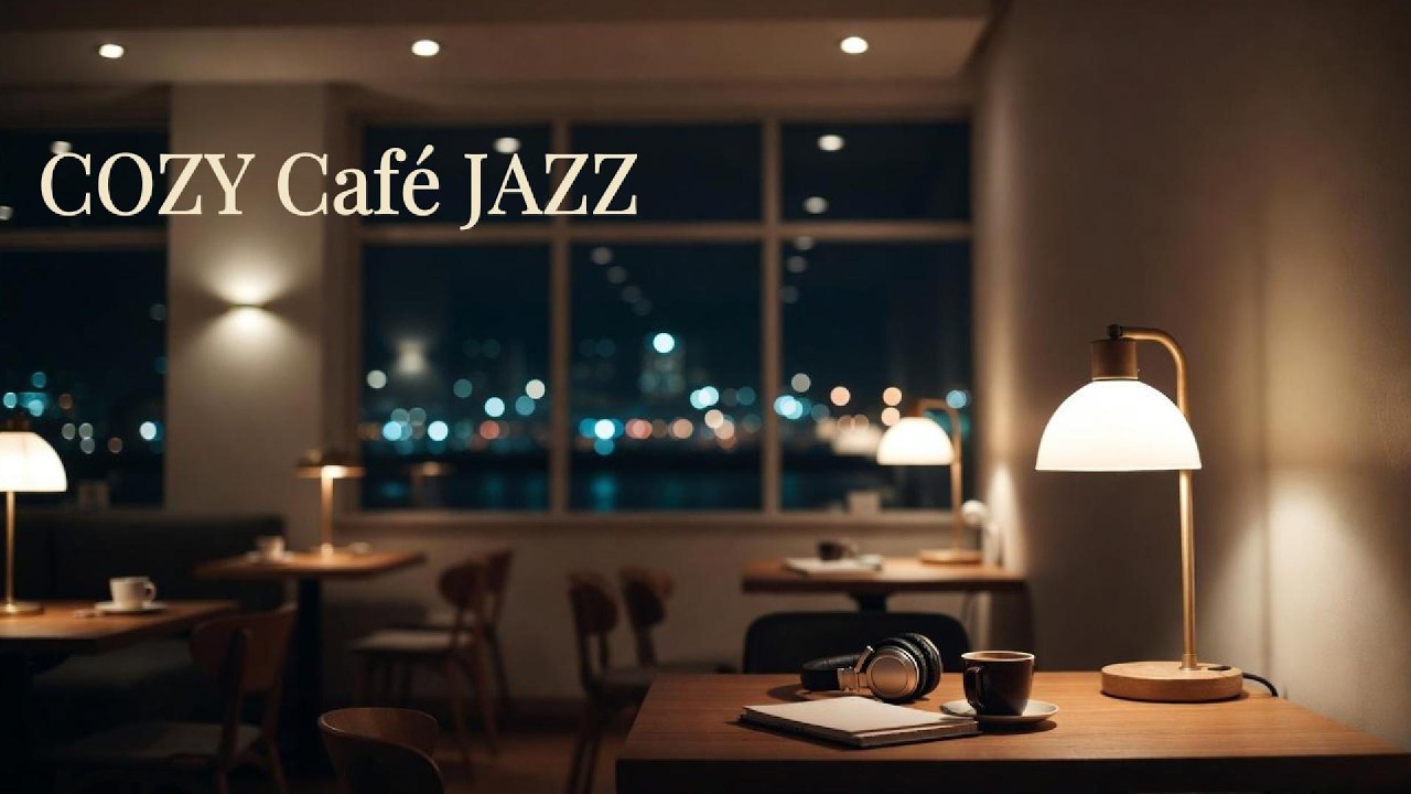 🌙 Late Night Focus Jazz 📚 Calm Café Music for Deep Work