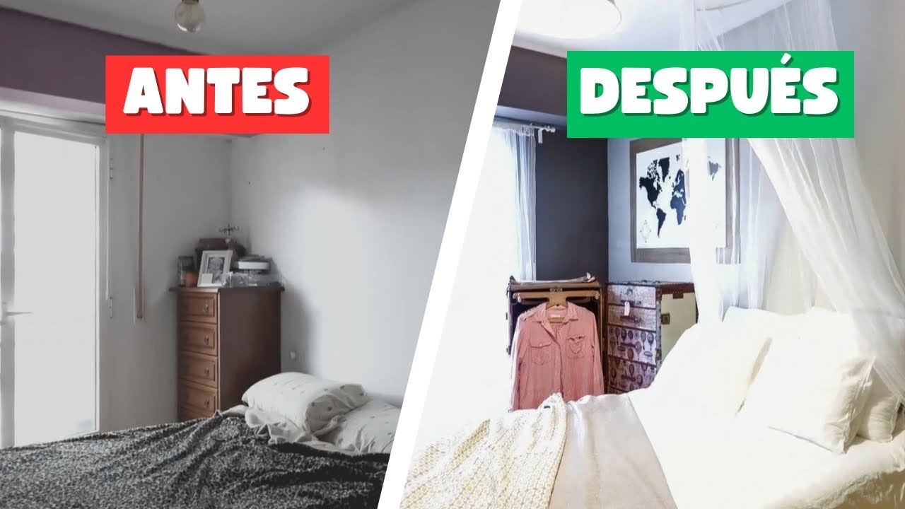 🧳 De habitación sin alma… a dormitorio con historia y ganas de viajar 🌍✨
