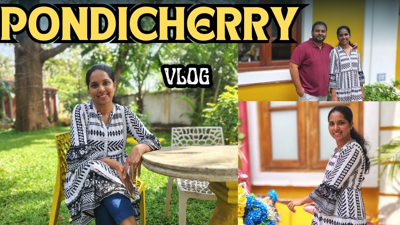 രണ്ട് ദിവസത്തെ പോണ്ടിച്ചേരി യാത്ര⛱️ pondicherry vlog 