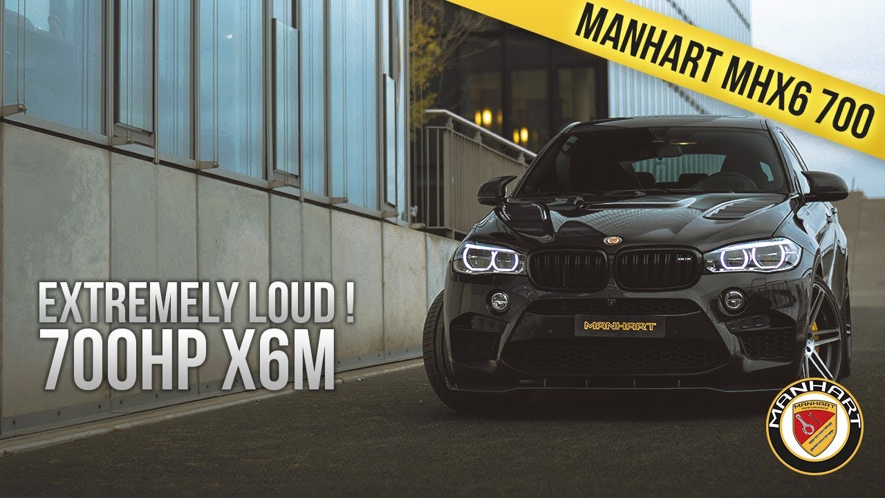 Extremely loud 700 HP X6M acceleration // The MANHART MHX6 700 with an export exhaust system