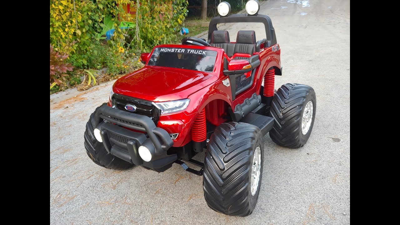 Ford Ranger Monster Truck 4WD Deluxe LCD 12V Unboxing