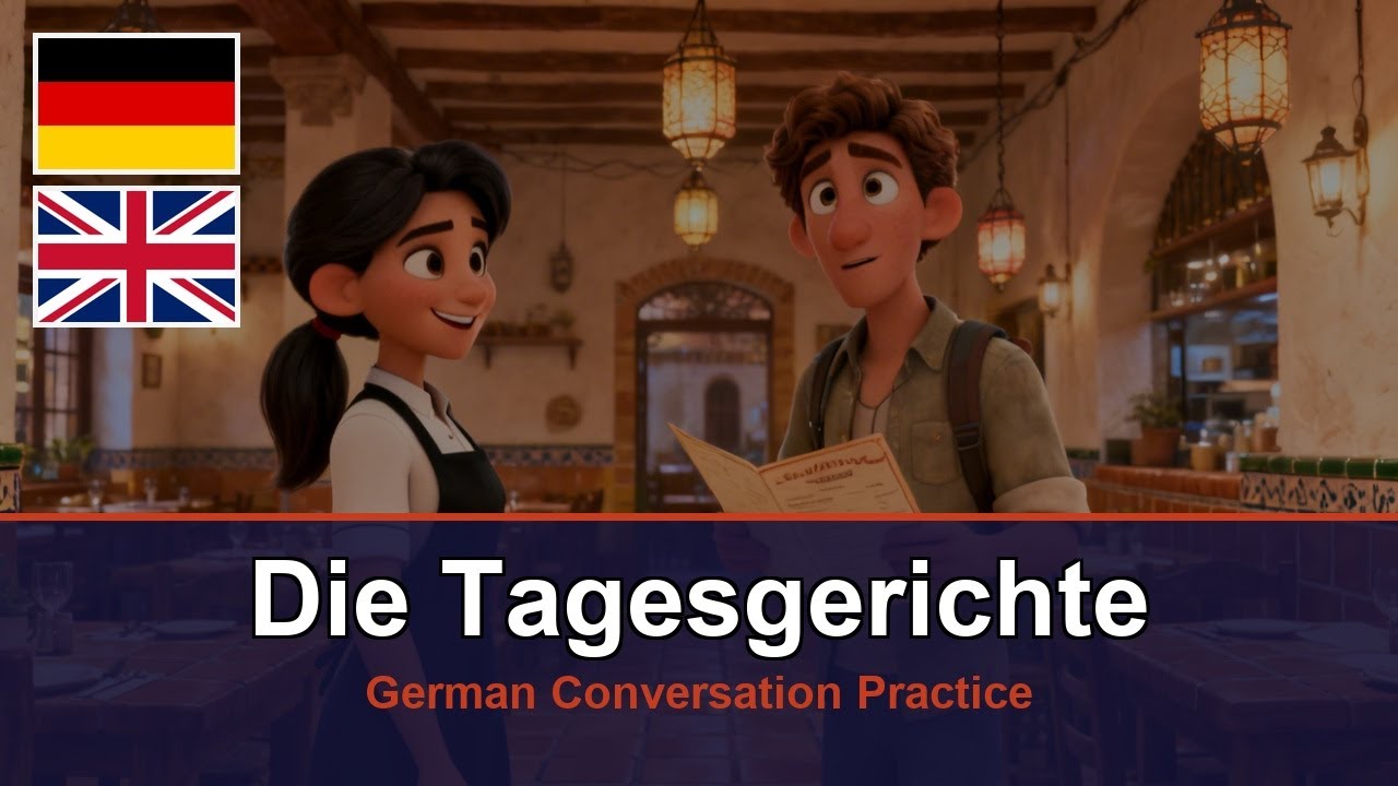Learn German: Café & Restaurant Conversations | Practice A2-B1