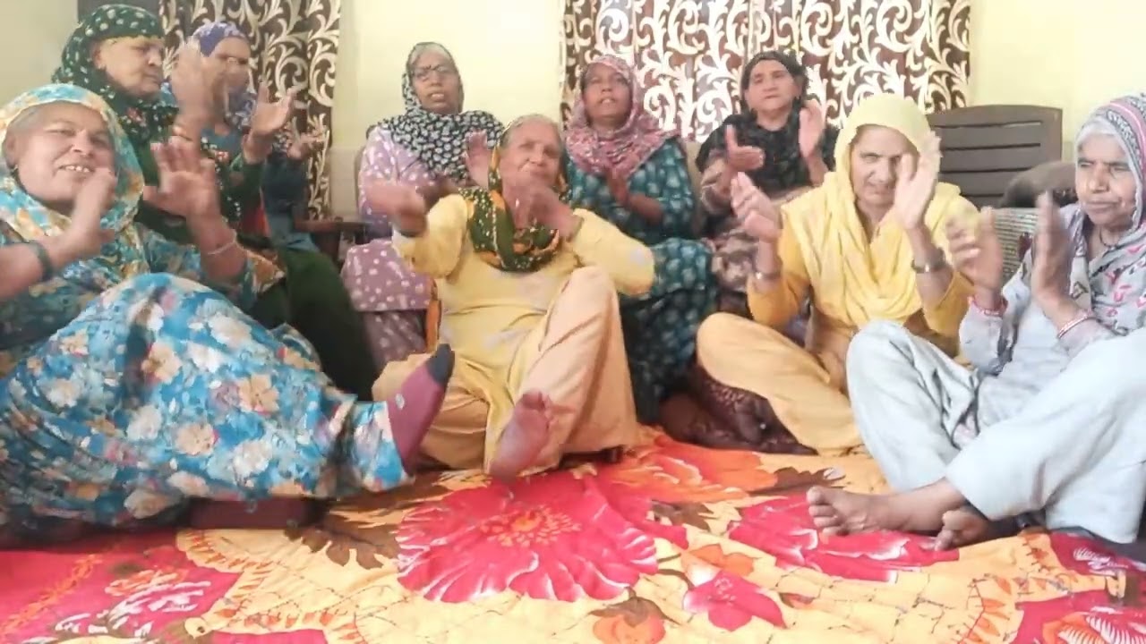 मन गयारस का सत्संग कराया ए सखियों सब भक्तो को घर प बुलाया सखियों (भजन) 