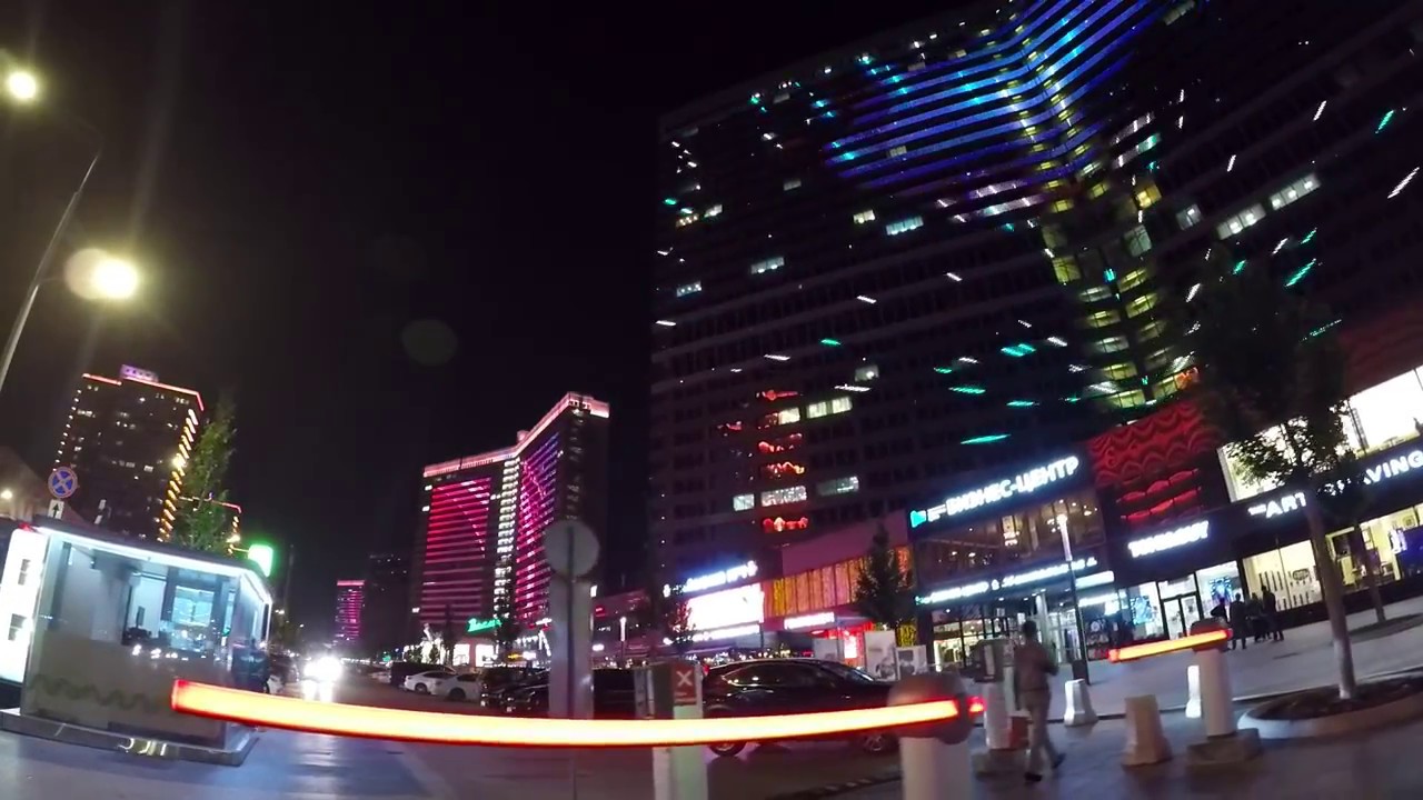 🏨Новый Арбат! Прогулка по ночной Москве. Moscow At Night!