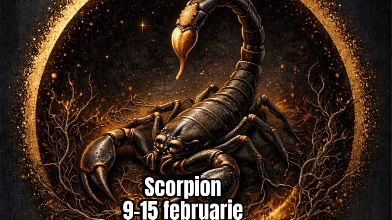 Scorpion : 9 feb–15 feb : Atenție la ce faci din impuls, consecințele rămân ⚠️ #Scorpio