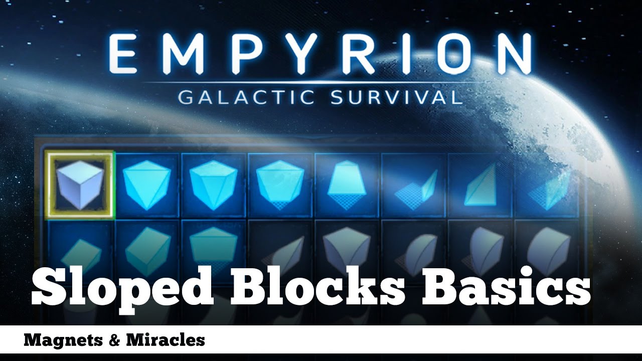 Sloped Blocks Basics - Empyrion Tutorial - How to Build Slopes - MaM Gaming Guide