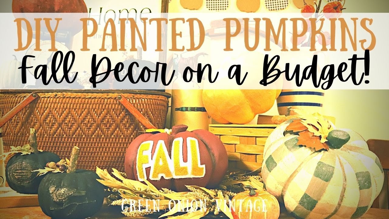 Pumpkin Makeovers! Painting Dollar Tree & Hobby Lobby Pumpkins for Resale | DIY Fall Home Decor