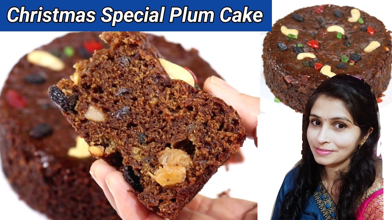 ख्रिसमस स्पेशल प्लम केक | Christmas Special Fruit Cake | Eggless Plum Cake Recipe | Plum Cake