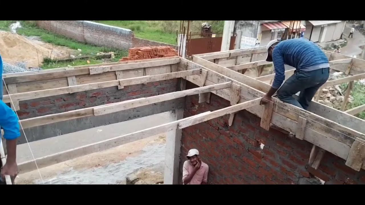 Roof centering work Central kaise kiya jata hai building construction work centring work in Hindi