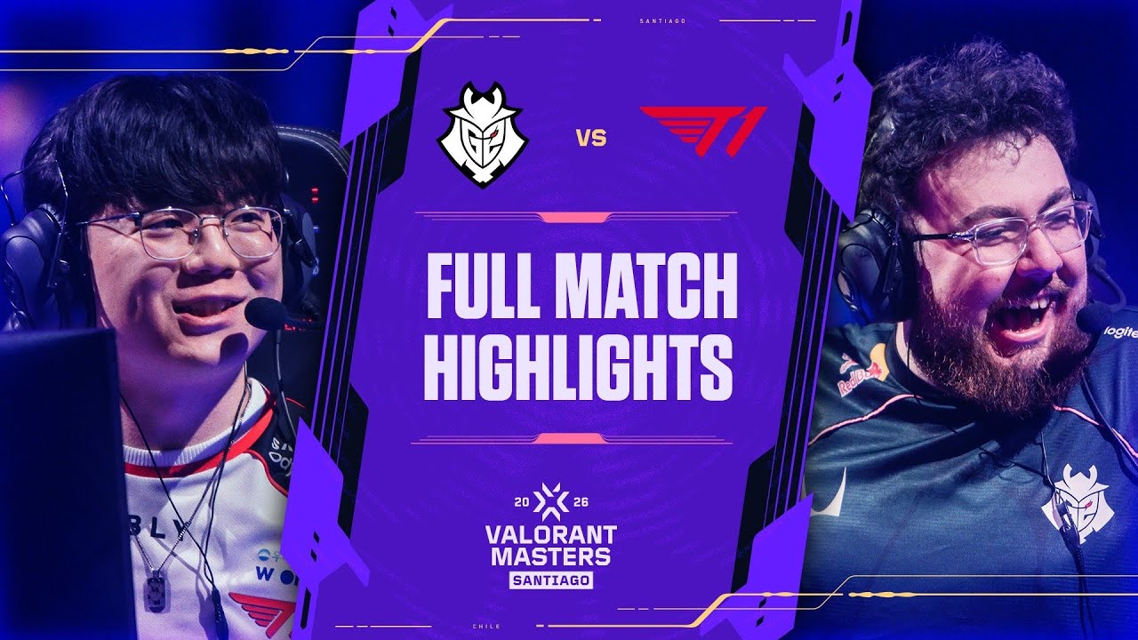 G2 vs T1  | MATCH HIGHLIGHTS | VALORANT Masters Santiago - Swiss Stage