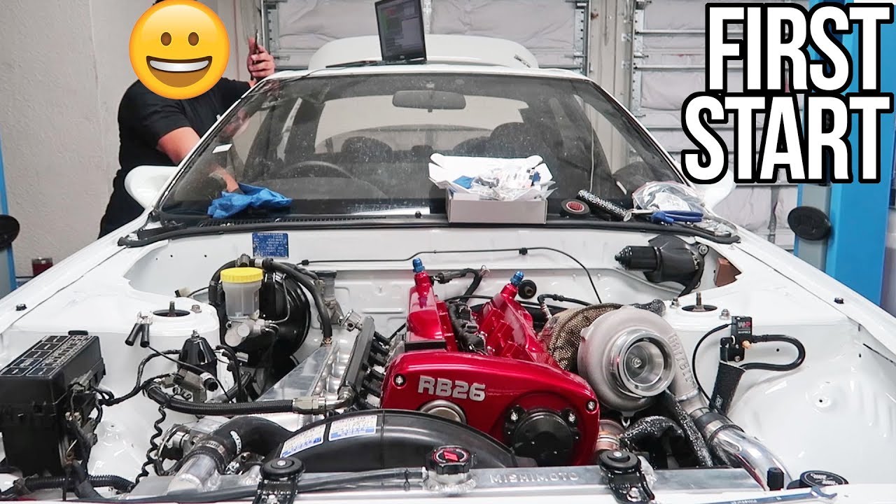 Starting the RB25 Skyline!
