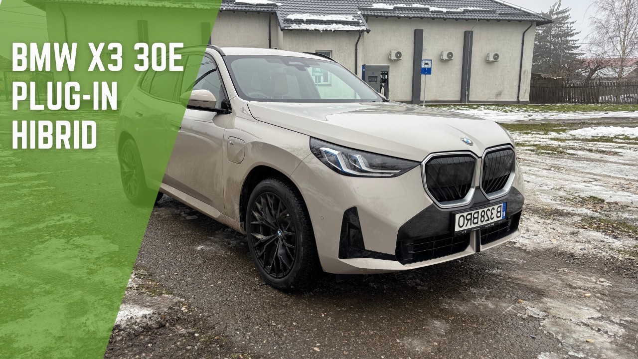 BMW X3 G45 30e: plug-in hibrid pentru familistul care vrea și distracție