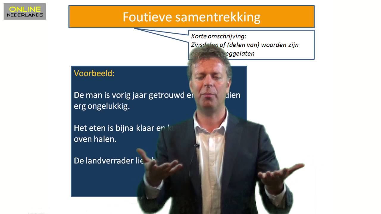 Formuleringsfouten (aflevering 6) - foutieve samentrekking