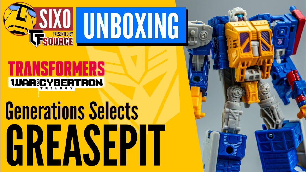UNBOXING: Transformers WFC Generations Selects WFC-GS12 Deluxe Class Greasepit