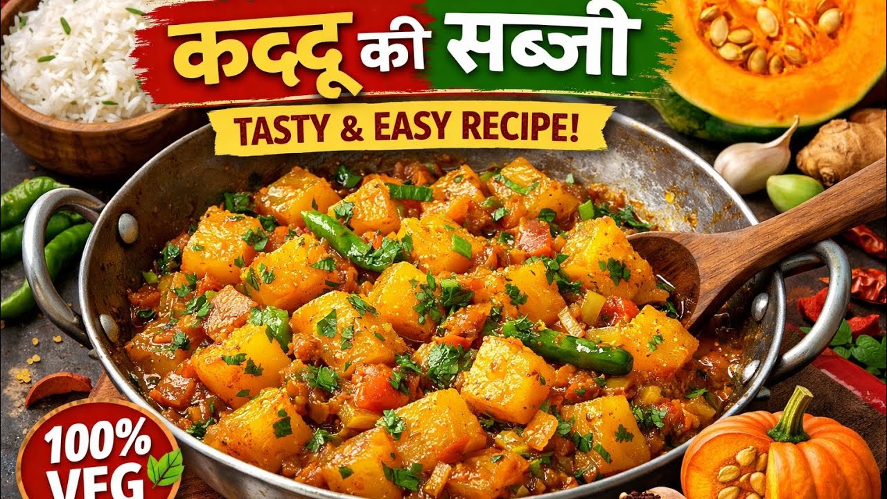 ऐसे कदू की सब्जी बनाओगे तो सब उंगलियां चाटते रह जाएंगे 🤤👌