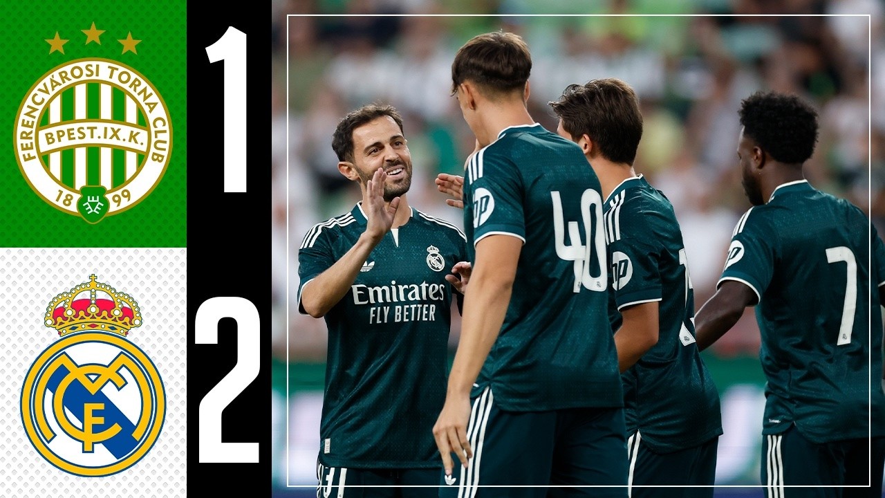 Bernardo Silva Debut & Youth Stars Shine! | Ferencv&aacute;ros 1-2 Real Madrid | HIGHLIGHTS