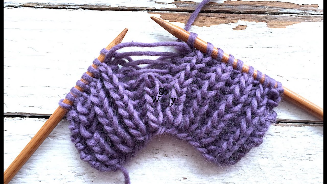 How to fix mistakes when knitting the Fisherman’s Rib stitch - So Woolly