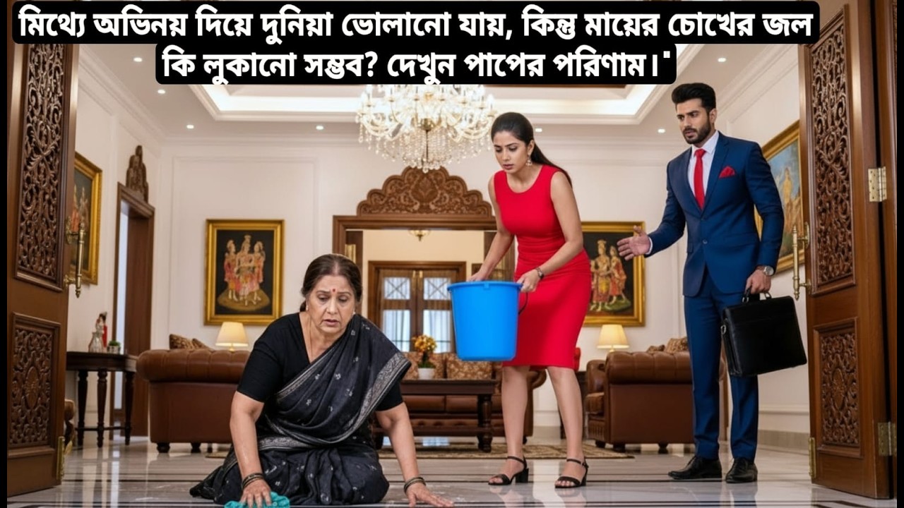 শাশুড়িকে দিয়ে ঘর মোছাত নিষ্ঠুর বউ! হঠাৎ বিদেশ থেকে কোটিপতি ছেলে ফিরে এসে যা দেখল, কেঁপে উঠবে বুক!