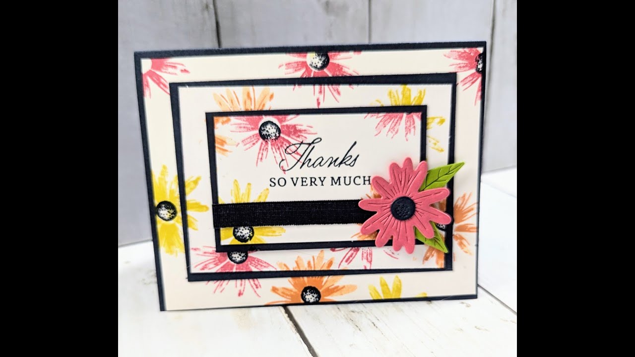 Stampin' On the Left - Layered Card