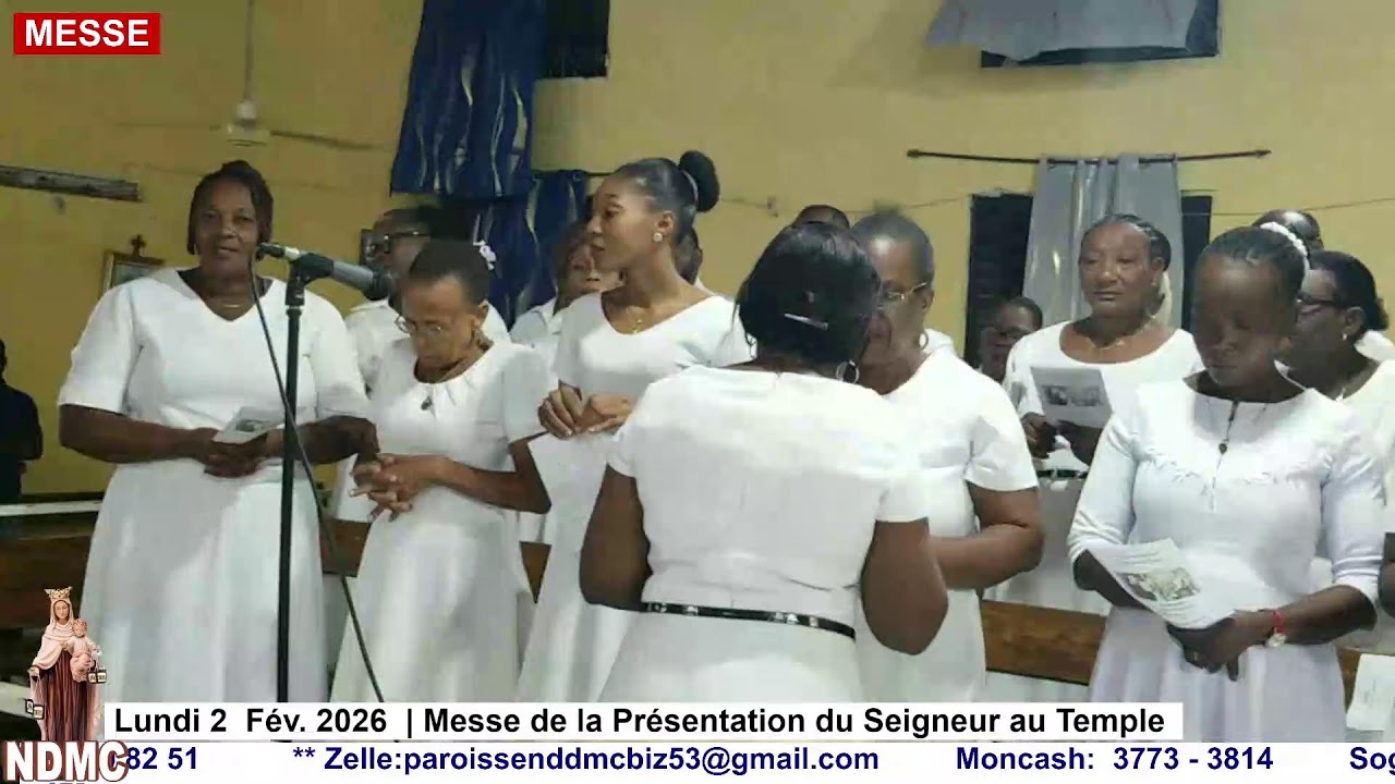 Lundi 2  Fév. 2026  | Messe de la Présentation du Seigneur au Temple