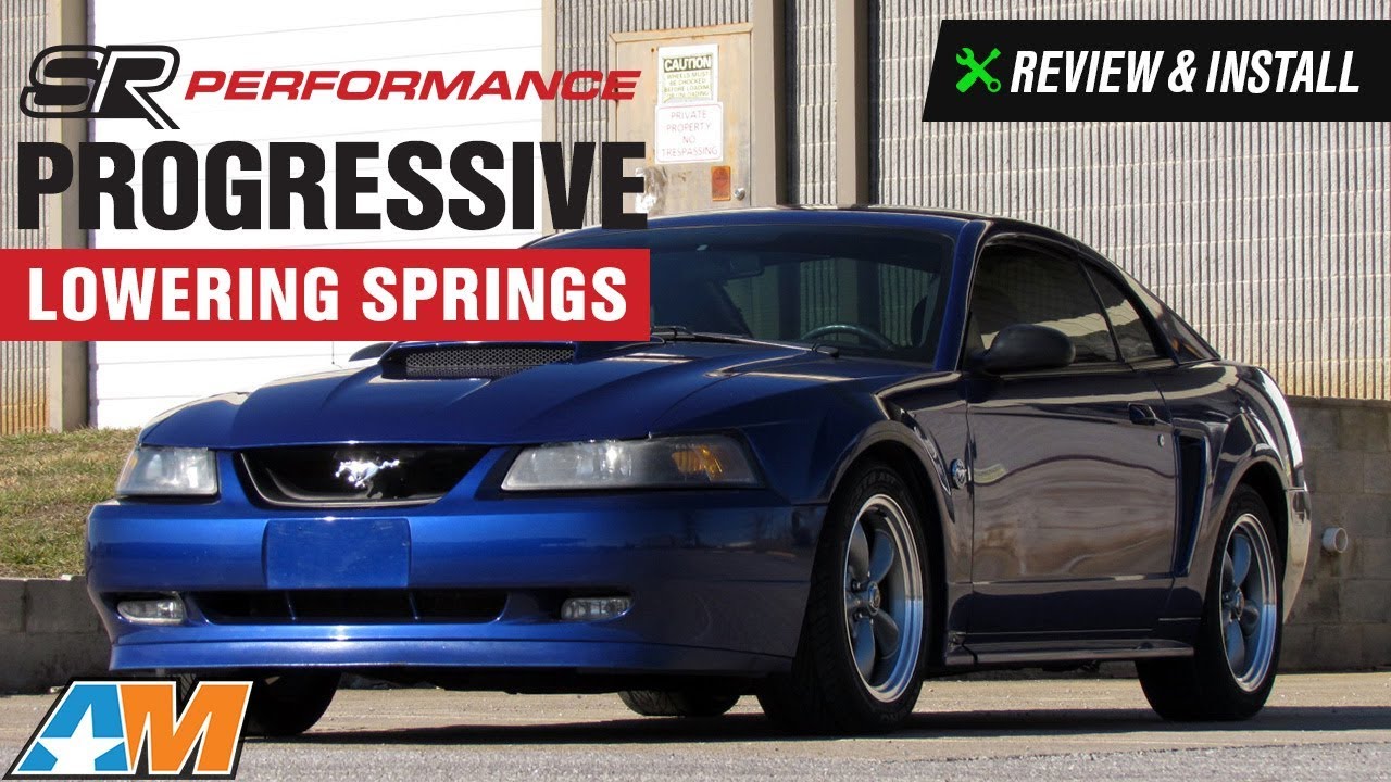1979-2004 Mustang GT, Cobra, Mach 1 SR Performance Progressive Lowering Springs Review & Install