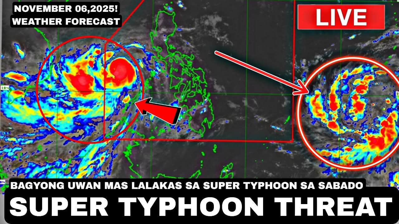 NOVEMBER 06,2025! Panibagong SUPER TYPHOON Na Tatawaging UWAN Malapit na sa LUZON!